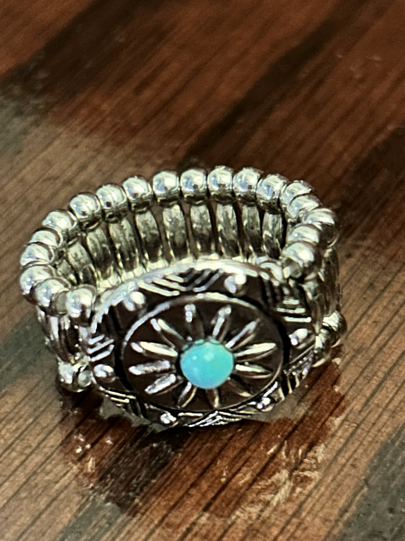 Silver Concho Ring
